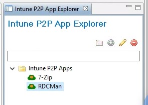 intune p2p app explorer
