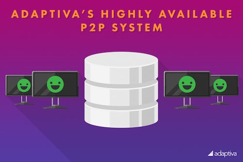 Adaptiva highly available p2p system