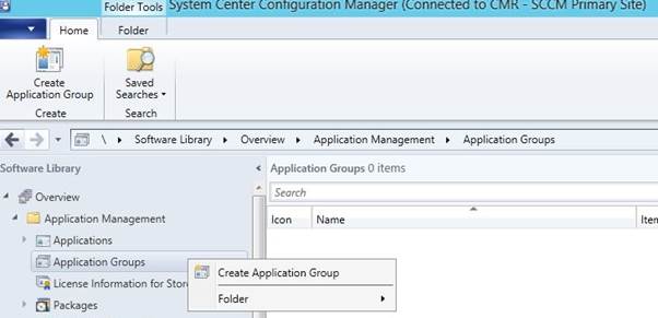 application deployment from sccm