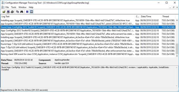 AppGroupHandler.log, new to ConfigMgr 1906