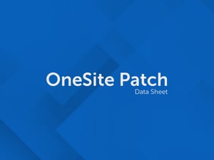 OneSite_Patch_Datasheet_Cover