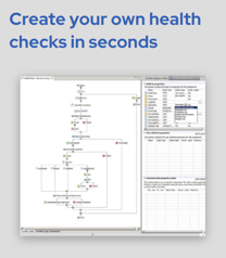 Image showing created health checks in seconds