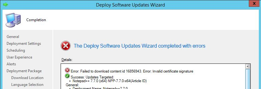 SCCM Third Party Patch Management Implementation