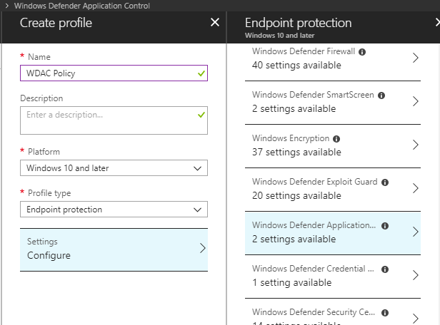 Screen grab showing how to deploy policy to your intune managed devices.